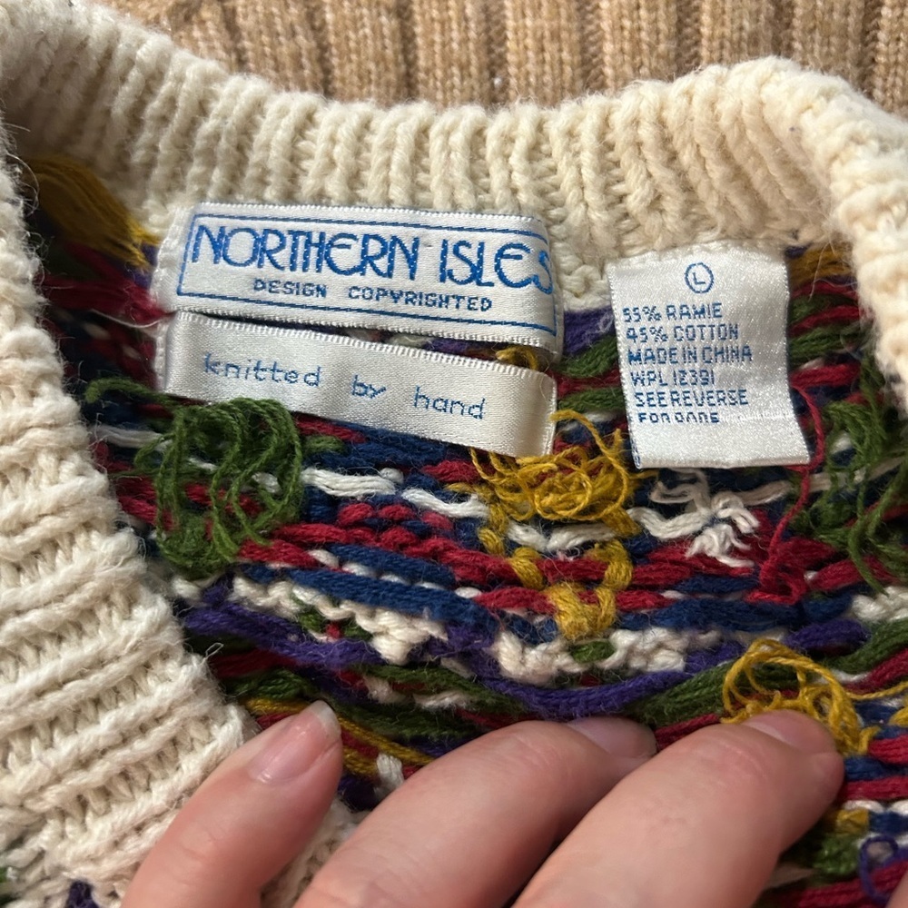Vintage Northern Isles Fair Isle Sweater - Picture 2 of 6
